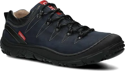 Produktbild von nagaba Wanderschuhe Damen Lederschuhe Trekkingschuhe Frauen, Navyblau, 39