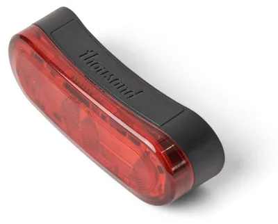 Image de Feu avant pour casque de vélo, noir - Augmente la visibilité et la sécurité de nuit - Thousand