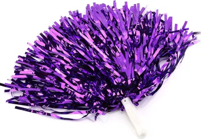 Produktbild von Leichte Cheerleader-Pompons, Sport-, Party- und Tanzzubehör (lila)