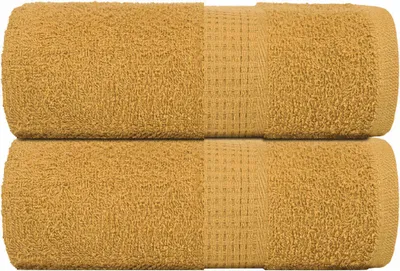 Produktbild von Waschtücher FROGN 2 Stk. Gold 30x30 cm 360 g/m²