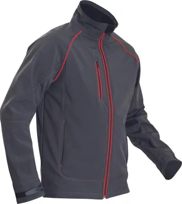 Produktbild von Cerva REUSEL Softshelljacke Anthrazit/Rot 2XL