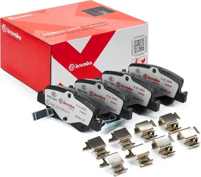 Produktbild von BREMBO Bremsbeläge Satz Hinten für TOYOTA AURIS (NRE15, ZZE15, ADE15, ZRE15, NDE15) P 83 080X