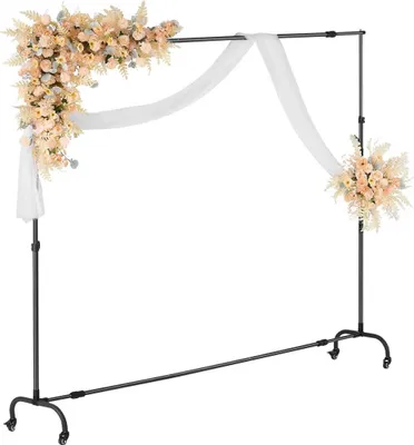 Produktbild von Hintergrundständer, bewegliches Ständerset, 7 x 10 ft, für Party- und Foto-/Videostudio