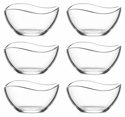 Produktbild von LAV Glasschalen 6er Set Dessertschalen Müslischalen spülmaschinenfest | 310 ml