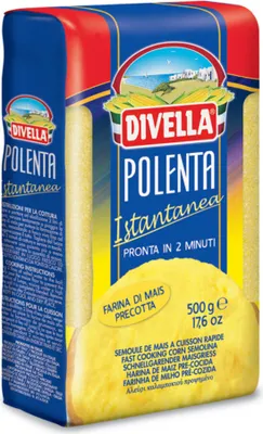 A package of Divella Polenta Instantanea.
