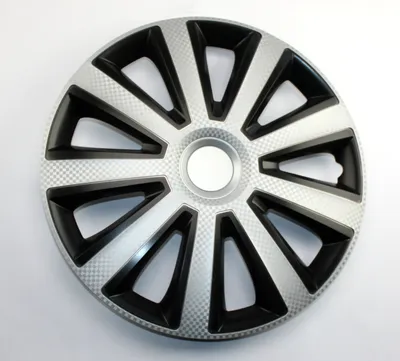 Produktbild von SET Radkappen Radzierblenden 4er Satz 14 Aviator Carbon silver-black