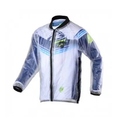 Imagen del producto de Chaqueta impermeable transparente para niños, talla 4/6