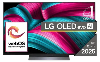 Image de LG OLED evo AI OLED48C51LA, 121,9 cm (48"), 3840 x 2160 Pixel, OLED evo, Smart-TV, WLAN, Schwarz