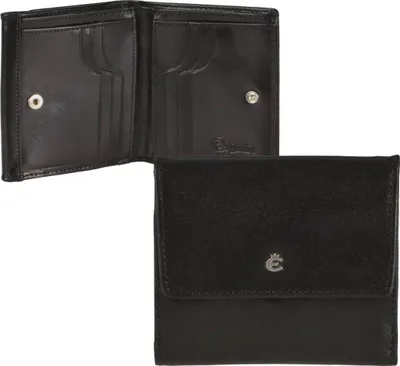 Produktbild von Esquire Wiener Schachtelbörse Leder Geldbörse Portemonnaie (8KF) TOSCANA schwarz 0039-48-00