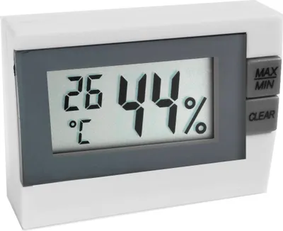 Image de TFA - Thermo-hygromètre digital 30.5005 - blanc noir