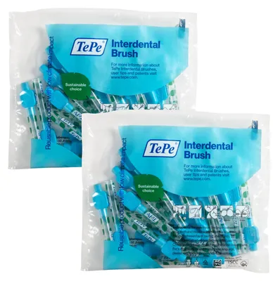 Produktbild von 40 Stück TePe Interdentalbürsten Original, Blau, ISO-Größe 3, 0,6mm, Reinigung der Zahnzwischenräume