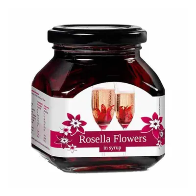 Immagine prodotto di Fiori di Rosella Fiori di ibisco selvatico conservati in sciroppo 270g