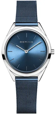 Produktbild von Bering Damen Quarz-Analoguhr 17031-307, Saphirglas, Datumsanzeige, 46 mm