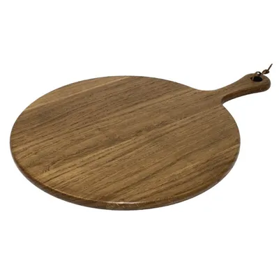 Produktbild von Olympia rundes Servierbrett Akazienholz mit Griff 35,5cm