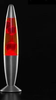 Produktbild von GKA Magma Lava Lampe rot Lavalampe Tischlampe Tischleuchte 34 CM
