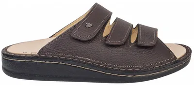 Produktbild von Finn Comfort Korfu Grass darkbrown Pantolette Braun : 44