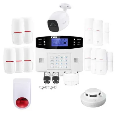 Productafbeelding van Secure Connected Home Alarm kit 11 met 1 camera en 5 sensoren