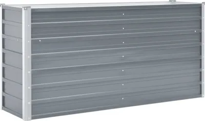 Produktbild von vidaXL Garten-Hochbeet Verzinkter Stahl 160x40x77 cm Grau