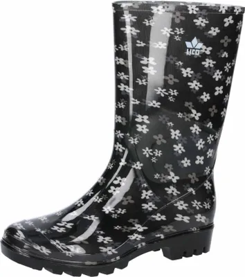 Produktbild von Gummistiefel Aquata Größe 41 aus PVC in Schwarz mit rutschfester Gummilaufsohle