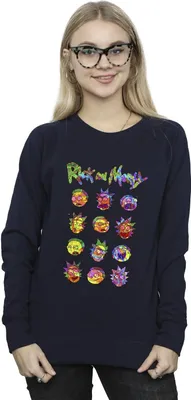 Produktbild von Rick And Morty - Sweatshirt für Damen BI33683 (M) (Marineblau)