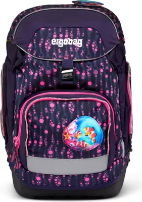 Produktbild von ergobag pack 6-tlg. Schulrucksack-Set LUMI Edition Bärmuda Viereck