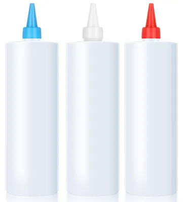 Knijpflecken 500 ml, lebensmittelecht, 3 Stück, transparent