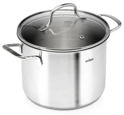 Immagine prodotto di Orion | Pentola con coperchio in acciaio inox 3,6 L induzione - ANETT