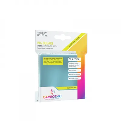 Produktbild von Gamegenic - Prime Board Game Sleeves Big Square (82 x 82)