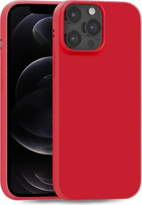 Produktbild von Hülle für Apple iPhone 12 Pro Max - Handyhülle Cover aus Silikon in Rot