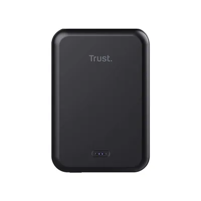 Produktbild von Trust Magno, 5000 mAh, Lithium Polymer (LiPo), Kabelloses Aufladen, 3,7 V, Schwarz