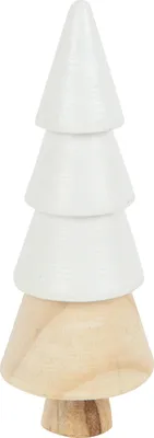 Produktbild von TrendLine Deko Holzbaum 5 x 14 cm weiß