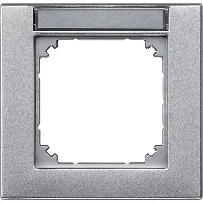 Produktbild von MERTEN 476160 Rahmen 1fach aluminium M-PLAN