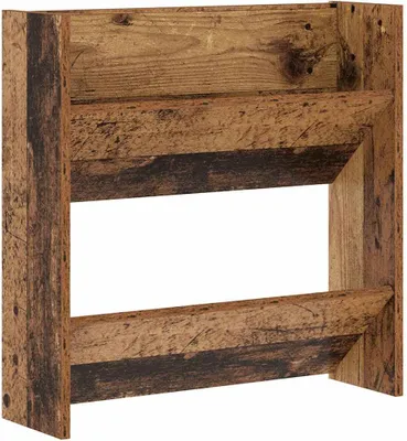 Produktbild von vidaXL Schuhschrank mit Regal Altholz 60 x 18 x 60 cm Holzwerkstoff