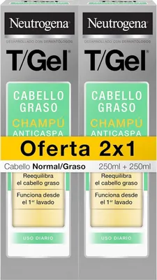 Immagine prodotto di Neutrogena Gel Shampoo Forfora Grassa (2 x 250ml)