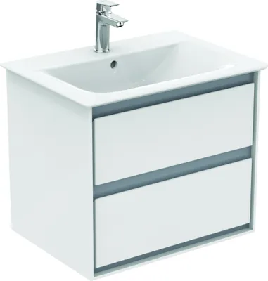Produktbild von Ideal Standard Waschtisch-Unterschrank CONNECT AIR 800 x 440 x 517 mm braun matt / weiß matt