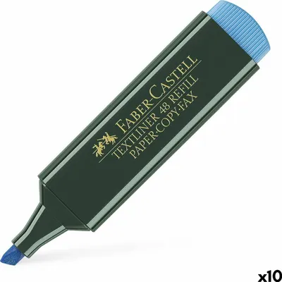 Imagen del producto de Faber-Castell 154851, azul, azul, verde, verde, plástico, polipropileno, cincel, tinta a base de agua
