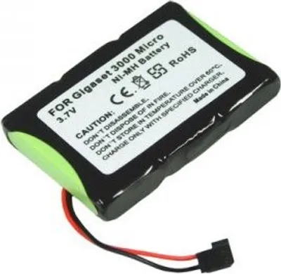 Produktbild von Wentronic 63368, 500 mAh, DECT telephone, Nickel Metall-Hydrid, 34.2 mm, 6.7 mm, 47.3 mm