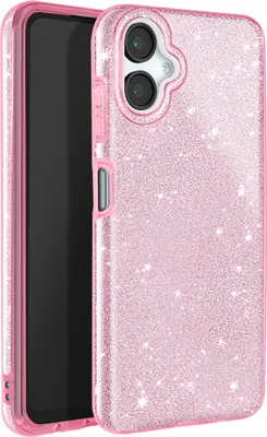 Image de Avizar, coque pailletée pour Samsung Galaxy A06 Résistante aux chocs Scintillante, rose clair