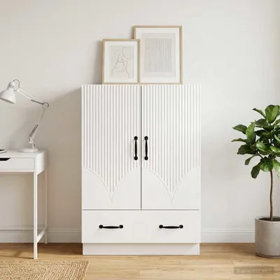 Immagine prodotto di Credenza VidaXL, bianco lucido, 66 x 34,5 x 92 cm, materiale a base di legno
