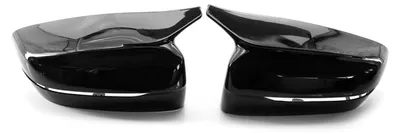 Imagen del producto de Cubiertas laterales para espejos retrovisores, estilo M, color brillante, repuestos para BMW Serie 3 (G20), Serie 5 (G30), modelos 2017-2020