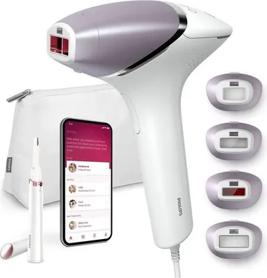 Obrázok produktu pre Philips Lumea Prestige BRI949/00, IPL, Ružová, Biela, Bikiny, Hrudník, Vnútorné paže, Outer upper arms, 4 cm², Brada, Jaw line, Horná pera, 2 cm²