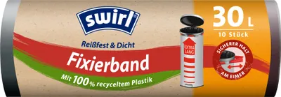 Produktbild von Müllsack Fixierband 215970 30l 10 Stück Packung mit 9 Stück