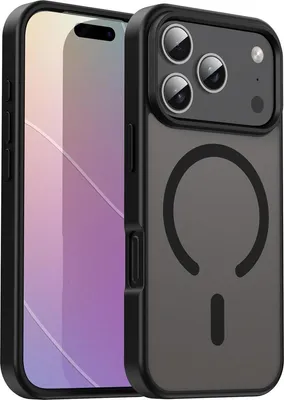 Produktbild von Mobigear Shockproof iPhone 17 Pro MagSafe Hülle Hardcase Backcover - Schwarz