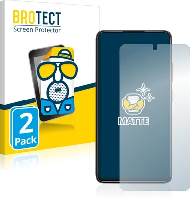 Produktbild von 2x BROTECT Schutzfolie für Xiaomi Poco X4 Pro 5G Displayschutz Displayschutzfolie Folie Matt Entspiegelungsfolie
