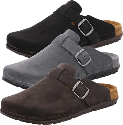 Produktbild von Rohde Herren Pantoffel Hausschuh Leder Rodigo-H 6742, Größe:44 EU, Farbe:Braun