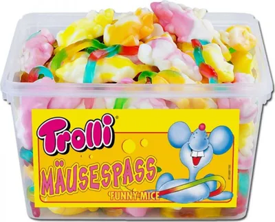 Zdjęcie produktu dla Żelki Trolli Myszy Owocowe 1200g