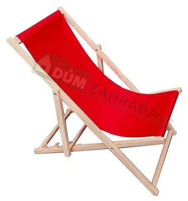 Produktbild von Gartenliege „Klassiker“ – rot
