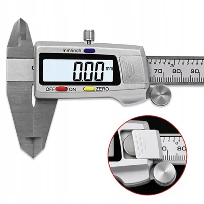 Obrázok produktu pre Digitálne posuvné meradlo 0–150 mm z nehrdzavejúcej ocele, LCD a puzdro
