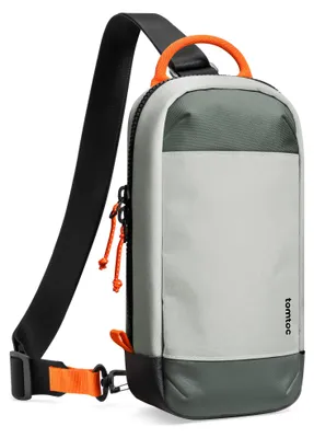 Produktbild von tomtoc Sling Bag Umhängetasche für Nintendo Switch 2, Rundumschutz – Grau