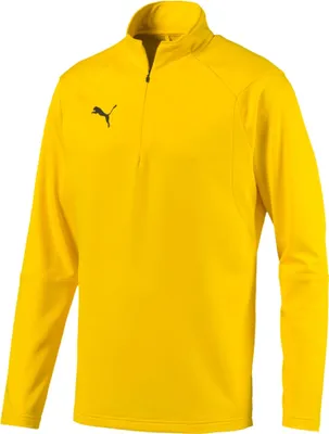Produktbild von Puma Fußball Liga Trainingsoberteil 1/4 Zip Fußballshirt Herren gelb Gr XL